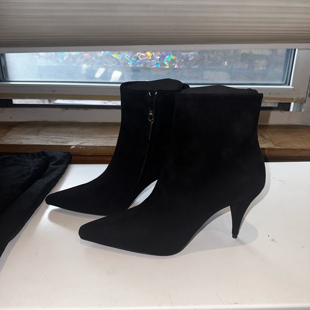 YSL Kiki Suede Booties